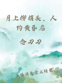 月上柳梢头，人约黄昏后